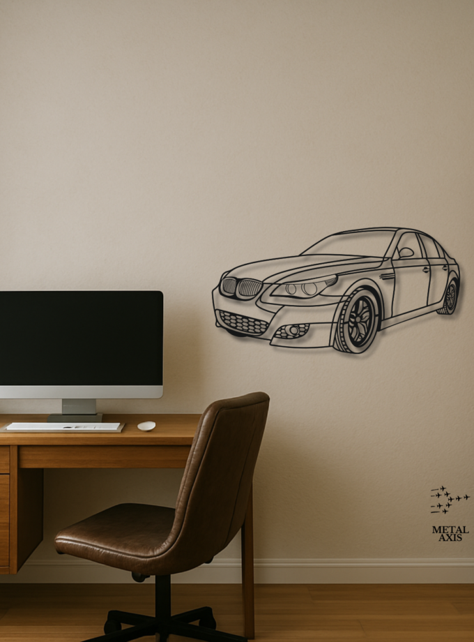 BMW E60 – Sportowa elegancja na Twojej ścianie
