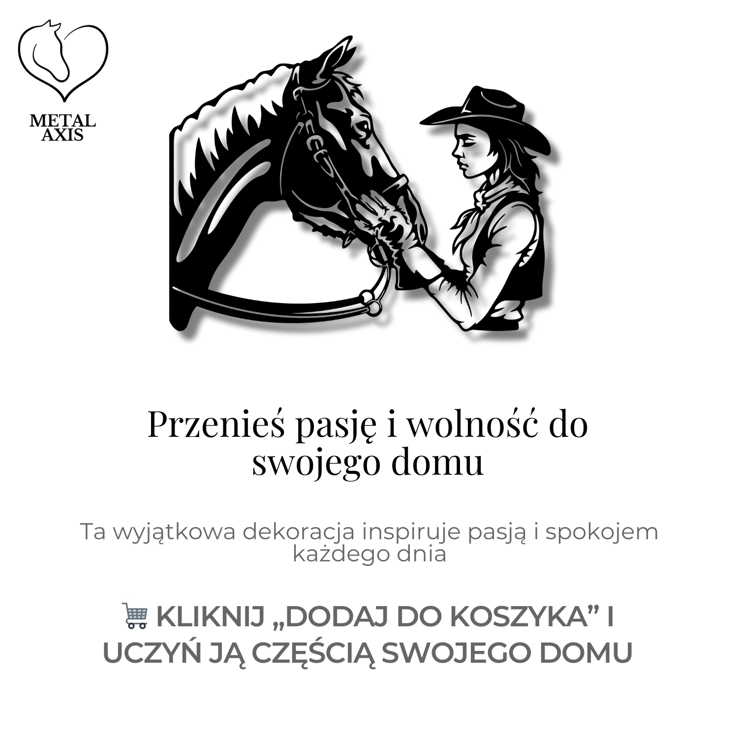 Dziewczyna z Koniem – Przyjaźń i Zaufanie na Twojej Ścianie - obrazek 5